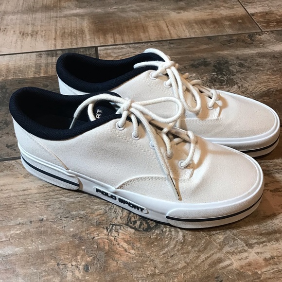 Vintage Polo Sport Canvas Sneakers 85 